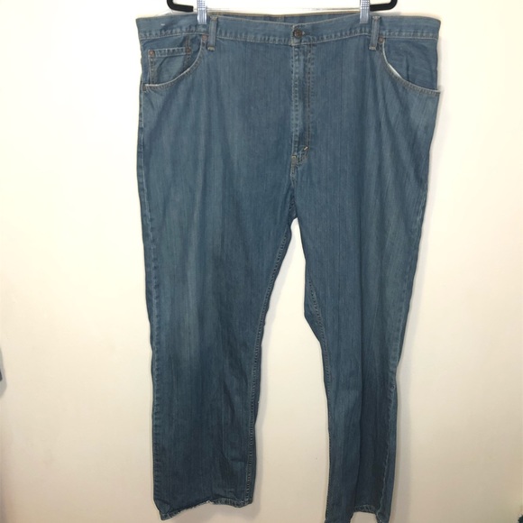 Levis Mens 559 relaxed fit w48L32 midwash distress - Picture 2 of 9